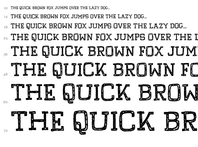 Pompelmus Crispy font waterfall